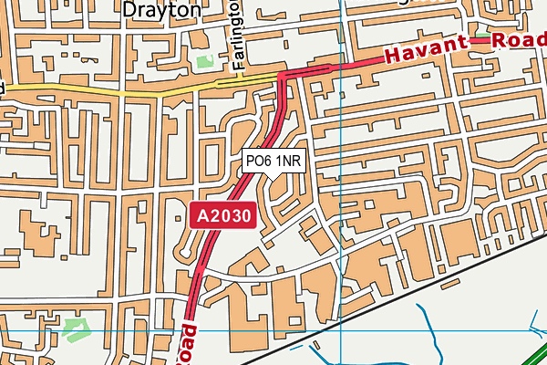 PO6 1NR map - OS VectorMap District (Ordnance Survey) PO6 1NR map - OS VectorMap District (Ordnance Survey)