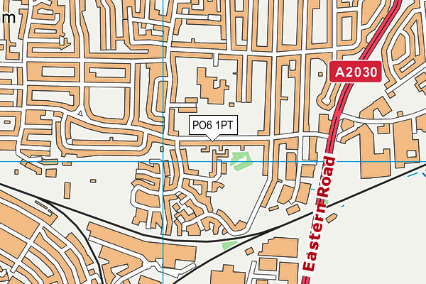 PO6 1PT map - OS VectorMap District (Ordnance Survey) PO6 1PT map - OS VectorMap District (Ordnance Survey)
