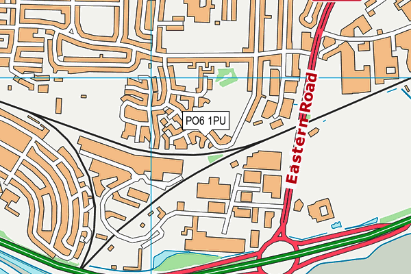 PO6 1PU map - OS VectorMap District (Ordnance Survey) PO6 1PU map - OS VectorMap District (Ordnance Survey)