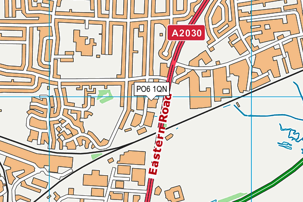 PO6 1QN map - OS VectorMap District (Ordnance Survey) PO6 1QN map - OS VectorMap District (Ordnance Survey)