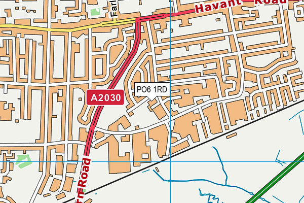 PO6 1RD map - OS VectorMap District (Ordnance Survey) PO6 1RD map - OS VectorMap District (Ordnance Survey)