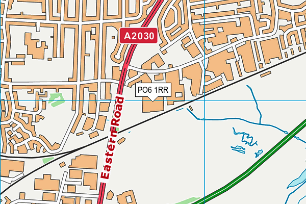 PO6 1RR map - OS VectorMap District (Ordnance Survey) PO6 1RR map - OS VectorMap District (Ordnance Survey)