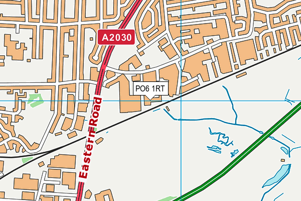 PO6 1RT map - OS VectorMap District (Ordnance Survey) PO6 1RT map - OS VectorMap District (Ordnance Survey)