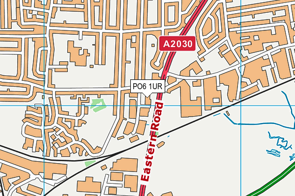 PO6 1UR map - OS VectorMap District (Ordnance Survey) PO6 1UR map - OS VectorMap District (Ordnance Survey)