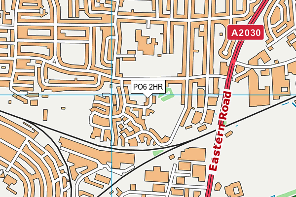 PO6 2HR map - OS VectorMap District (Ordnance Survey) PO6 2HR map - OS VectorMap District (Ordnance Survey)
