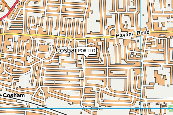 PO6 2LG map - OS VectorMap District (Ordnance Survey) PO6 2LG map - OS VectorMap District (Ordnance Survey)