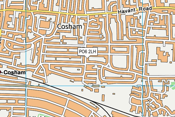 PO6 2LH map - OS VectorMap District (Ordnance Survey) PO6 2LH map - OS VectorMap District (Ordnance Survey)