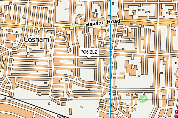 PO6 2LZ map - OS VectorMap District (Ordnance Survey) PO6 2LZ map - OS VectorMap District (Ordnance Survey)