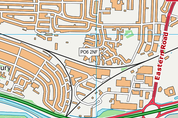 PO6 2NF map - OS VectorMap District (Ordnance Survey) PO6 2NF map - OS VectorMap District (Ordnance Survey)