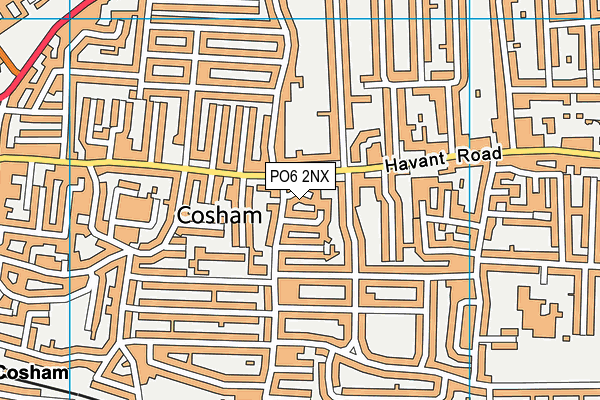 PO6 2NX map - OS VectorMap District (Ordnance Survey) PO6 2NX map - OS VectorMap District (Ordnance Survey)
