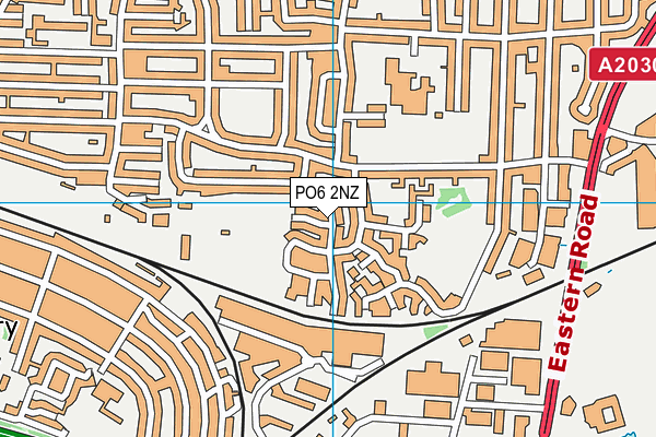 PO6 2NZ map - OS VectorMap District (Ordnance Survey) PO6 2NZ map - OS VectorMap District (Ordnance Survey)