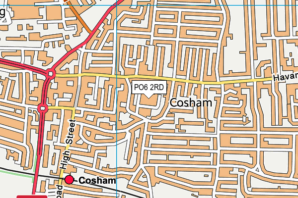 PO6 2RD map - OS VectorMap District (Ordnance Survey) PO6 2RD map - OS VectorMap District (Ordnance Survey)