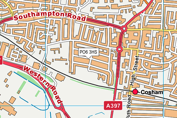 PO6 3HS map - OS VectorMap District (Ordnance Survey) PO6 3HS map - OS VectorMap District (Ordnance Survey)