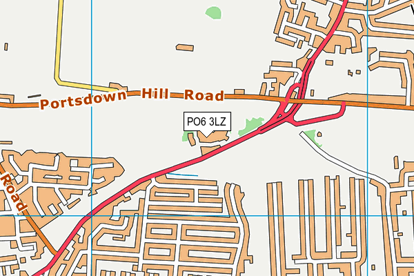 PO6 3LZ map - OS VectorMap District (Ordnance Survey) PO6 3LZ map - OS VectorMap District (Ordnance Survey)