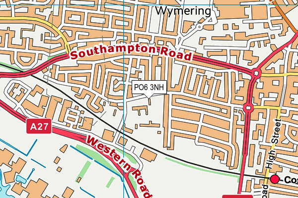 PO6 3NH map - OS VectorMap District (Ordnance Survey) PO6 3NH map - OS VectorMap District (Ordnance Survey)