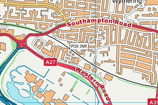 PO6 3NR map - OS VectorMap District (Ordnance Survey) PO6 3NR map - OS VectorMap District (Ordnance Survey)