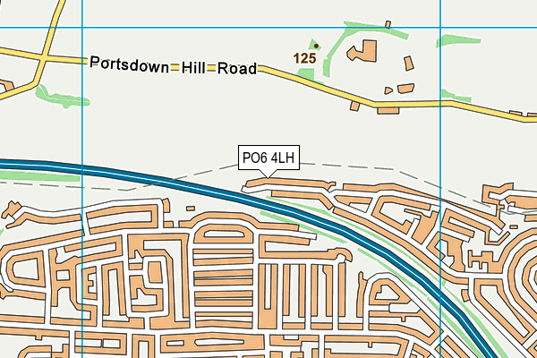 PO6 4LH map - OS VectorMap District (Ordnance Survey) PO6 4LH map - OS VectorMap District (Ordnance Survey)