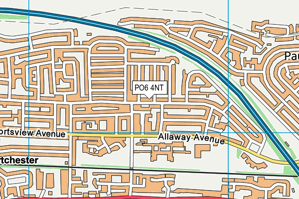 PO6 4NT map - OS VectorMap District (Ordnance Survey) PO6 4NT map - OS VectorMap District (Ordnance Survey)