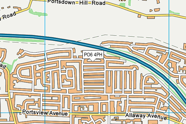 PO6 4PH map - OS VectorMap District (Ordnance Survey) PO6 4PH map - OS VectorMap District (Ordnance Survey)