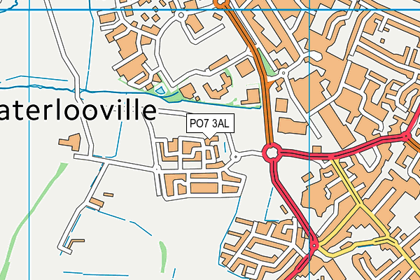 PO7 3AL map - OS VectorMap District (Ordnance Survey) PO7 3AL map - OS VectorMap District (Ordnance Survey)