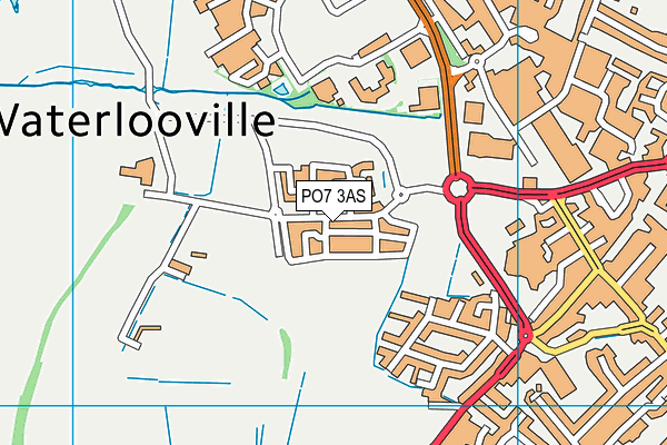 PO7 3AS map - OS VectorMap District (Ordnance Survey) PO7 3AS map - OS VectorMap District (Ordnance Survey)