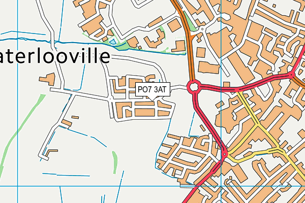 PO7 3AT map - OS VectorMap District (Ordnance Survey) PO7 3AT map - OS VectorMap District (Ordnance Survey)