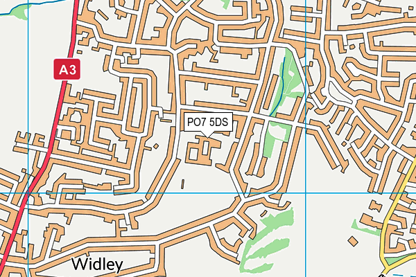PO7 5DS map - OS VectorMap District (Ordnance Survey) PO7 5DS map - OS VectorMap District (Ordnance Survey)