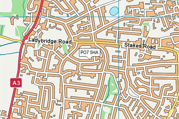 PO7 5HA map - OS VectorMap District (Ordnance Survey) PO7 5HA map - OS VectorMap District (Ordnance Survey)
