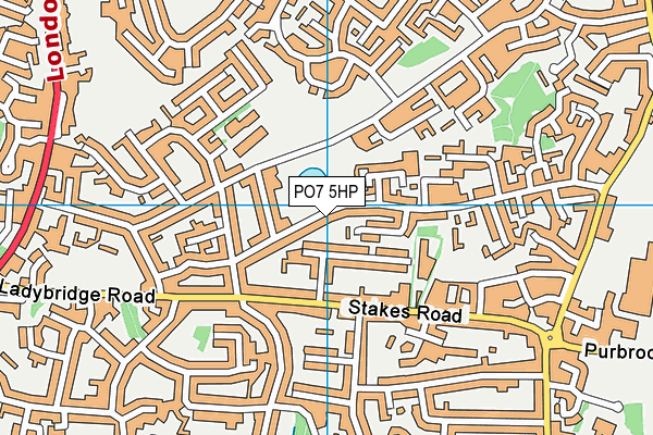 PO7 5HP map - OS VectorMap District (Ordnance Survey) PO7 5HP map - OS VectorMap District (Ordnance Survey)