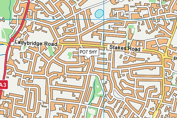 PO7 5HY map - OS VectorMap District (Ordnance Survey) PO7 5HY map - OS VectorMap District (Ordnance Survey)