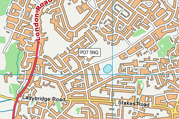 PO7 5NQ map - OS VectorMap District (Ordnance Survey) PO7 5NQ map - OS VectorMap District (Ordnance Survey)