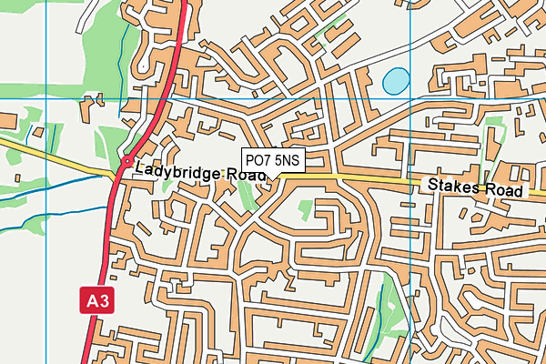 PO7 5NS map - OS VectorMap District (Ordnance Survey) PO7 5NS map - OS VectorMap District (Ordnance Survey)