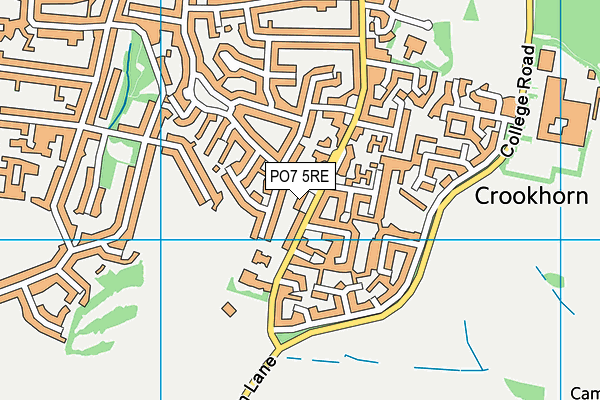 PO7 5RE map - OS VectorMap District (Ordnance Survey) PO7 5RE map - OS VectorMap District (Ordnance Survey)