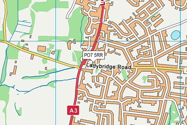 PO7 5RR map - OS VectorMap District (Ordnance Survey) PO7 5RR map - OS VectorMap District (Ordnance Survey)