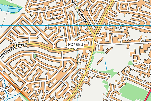 PO7 6BU map - OS VectorMap District (Ordnance Survey) PO7 6BU map - OS VectorMap District (Ordnance Survey)