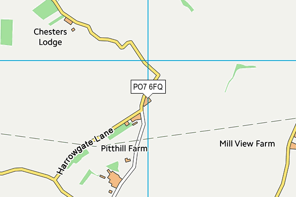 PO7 6FQ map - OS VectorMap District (Ordnance Survey) PO7 6FQ map - OS VectorMap District (Ordnance Survey)