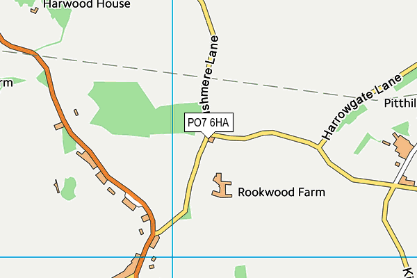PO7 6HA map - OS VectorMap District (Ordnance Survey) PO7 6HA map - OS VectorMap District (Ordnance Survey)