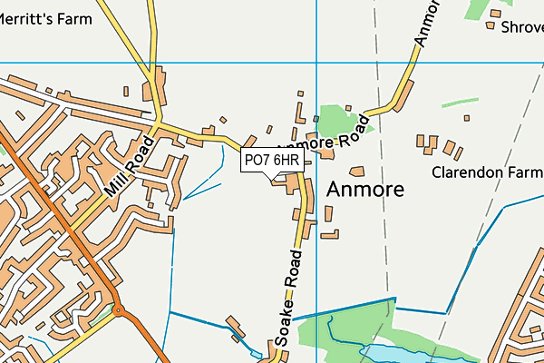 PO7 6HR map - OS VectorMap District (Ordnance Survey) PO7 6HR map - OS VectorMap District (Ordnance Survey)