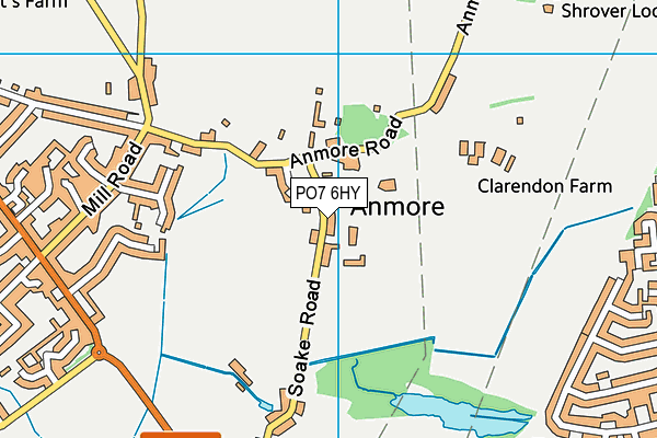PO7 6HY map - OS VectorMap District (Ordnance Survey) PO7 6HY map - OS VectorMap District (Ordnance Survey)