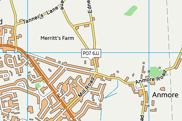 PO7 6JJ map - OS VectorMap District (Ordnance Survey) PO7 6JJ map - OS VectorMap District (Ordnance Survey)
