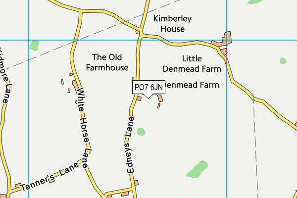 PO7 6JN map - OS VectorMap District (Ordnance Survey) PO7 6JN map - OS VectorMap District (Ordnance Survey)