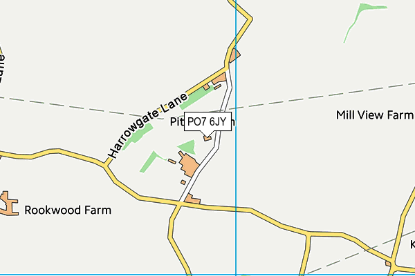 PO7 6JY map - OS VectorMap District (Ordnance Survey) PO7 6JY map - OS VectorMap District (Ordnance Survey)