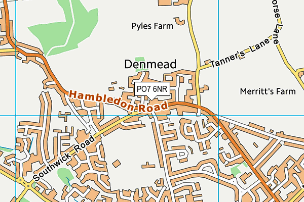 PO7 6NR map - OS VectorMap District (Ordnance Survey) PO7 6NR map - OS VectorMap District (Ordnance Survey)