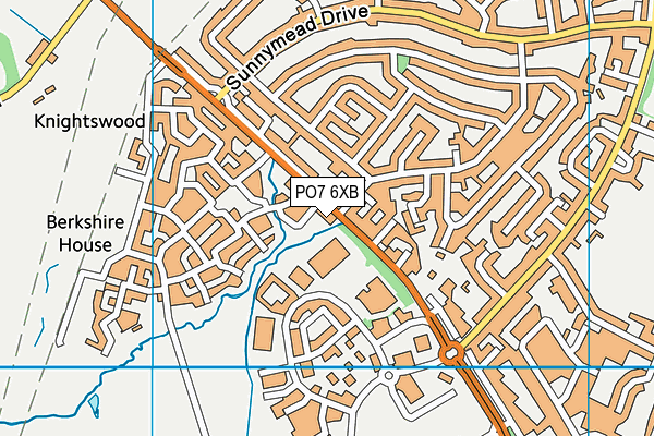 PO7 6XB map - OS VectorMap District (Ordnance Survey) PO7 6XB map - OS VectorMap District (Ordnance Survey)