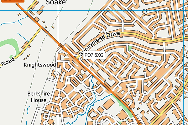 PO7 6XG map - OS VectorMap District (Ordnance Survey) PO7 6XG map - OS VectorMap District (Ordnance Survey)