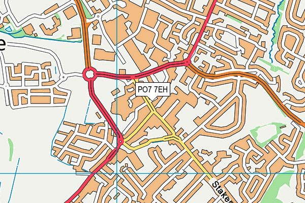 PO7 7EH map - OS VectorMap District (Ordnance Survey) PO7 7EH map - OS VectorMap District (Ordnance Survey)