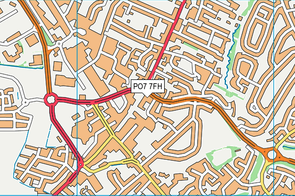 PO7 7FH map - OS VectorMap District (Ordnance Survey) PO7 7FH map - OS VectorMap District (Ordnance Survey)