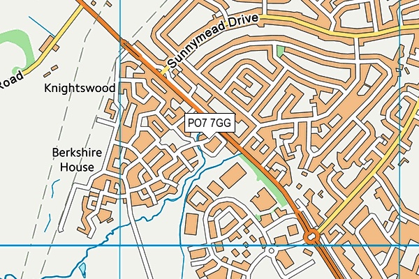 PO7 7GG map - OS VectorMap District (Ordnance Survey) PO7 7GG map - OS VectorMap District (Ordnance Survey)