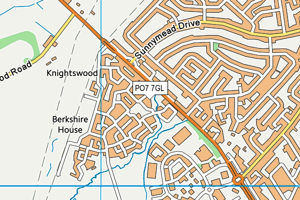 PO7 7GL map - OS VectorMap District (Ordnance Survey) PO7 7GL map - OS VectorMap District (Ordnance Survey)