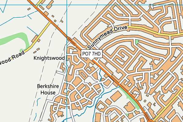 PO7 7HD map - OS VectorMap District (Ordnance Survey) PO7 7HD map - OS VectorMap District (Ordnance Survey)